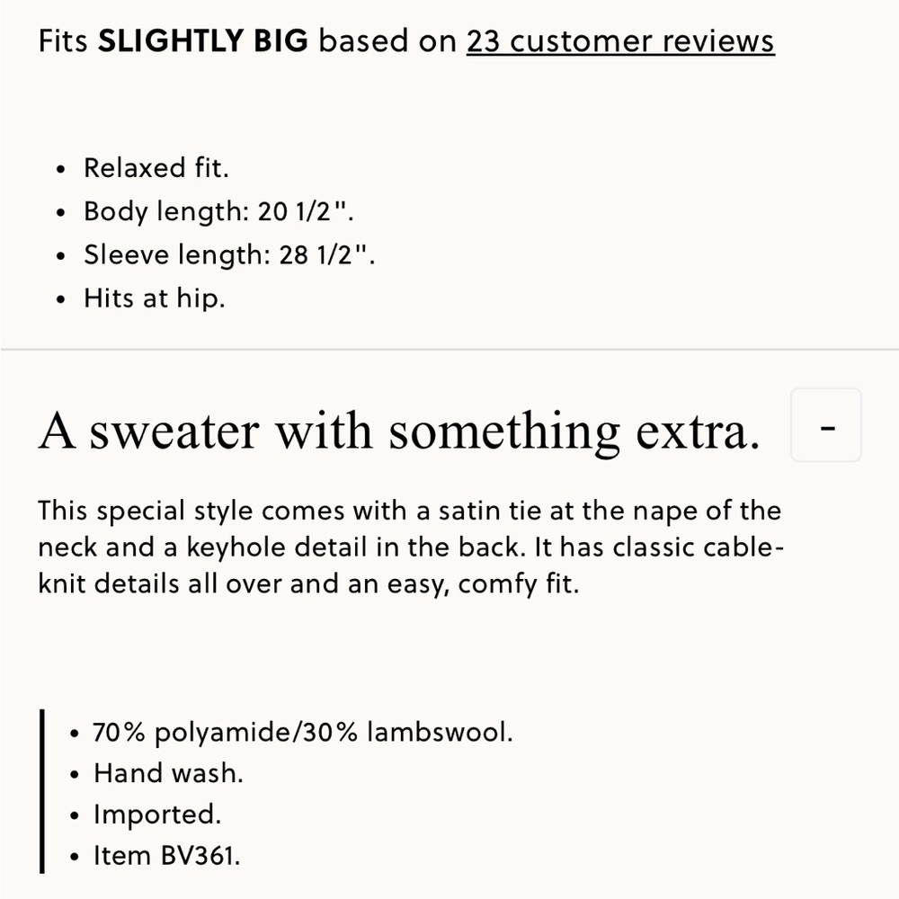 J crew Tie Back Cable Knit Sweater - Picture 3 of 9